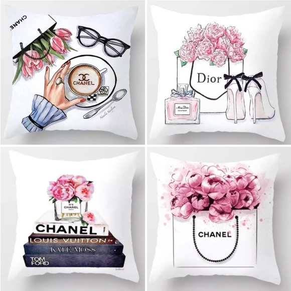 Pillow Cover Latte Print - Picture 4 of 5